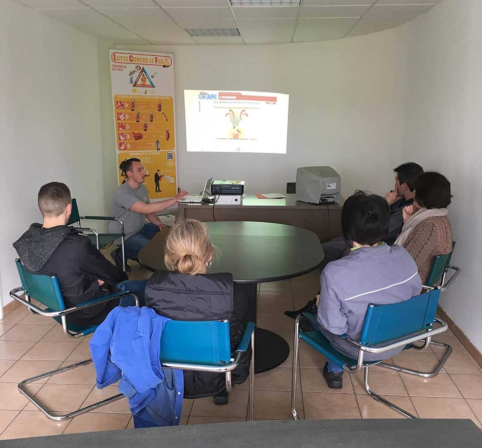 Formation à la sécurité incendie